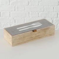 Boltze Dekorativní box na příbory 1 ks