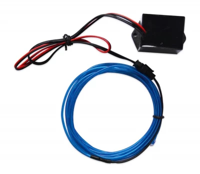 APT AG679 LED svítící pásek, dekorace do auta 12V - 2 m modrý