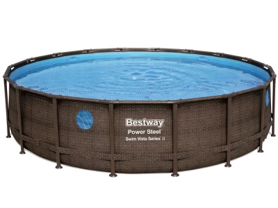 Bestway 56977 Bazén s konstrukcí 549 x 122 cm RATAN, 10 v 1