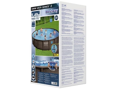 Bestway 56977 Bazén s konstrukcí 549 x 122 cm RATAN, 10 v 1