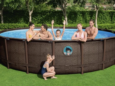 Bestway 56977 Bazén s konstrukcí 549 x 122 cm RATAN, 10 v 1