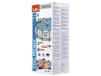 Bestway 5612Z Zahradní bazén Steel Pro MAX 4.88mx 1.22m Pool Set s kartušovou filtrací