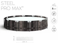 Bestway 5614Z Záhradný bazén Steel Pre Max Wood 4,27 x 1,07 m s príslušenstvom