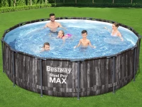 Bestway 5614Z Záhradný bazén Steel Pre Max Wood 4,27 x 1,07 m s príslušenstvom