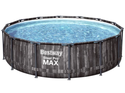 Bestway 5614Z Záhradný bazén Steel Pre Max Wood 4,27 x 1,07 m s príslušenstvom