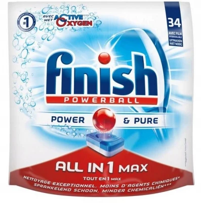 Finish All in 1 Power and Pure tablety do umývačky 34 ks
