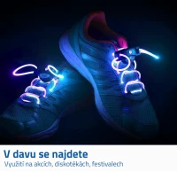 GFT LED Svietiace šnúrky - modré