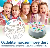 GFT Šablony na zdobení dortů 4 ks