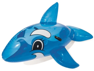 Bestway 41037 Nafukovací delfín s úchytmi modrý 157 cm