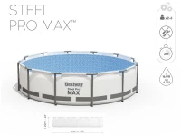 Bestway 56438 Bazén Steel Pro Max 4,57 x 1,22 m s příslušenstvím