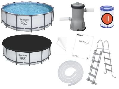 Bestway 56438 Bazén Steel Pro Max 4,57 x 1,22 m s příslušenstvím