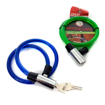 Pronett SM3082 Zámek na kolo lanko color - 2 klíče