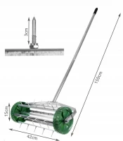 ISO 12027 Ruční rotační provzdušňovač trávníků