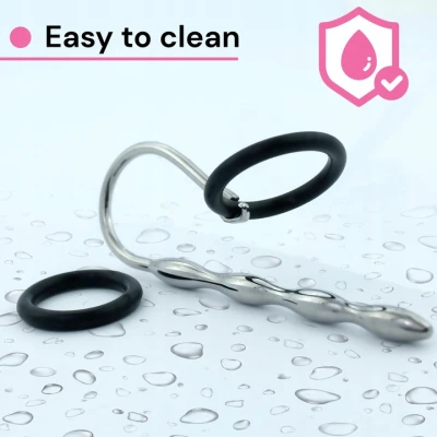 Sensual Dilatátor Penis plug 13 cm stříbrná