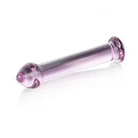 Sensual Dildo Glass 18 cm transparentní