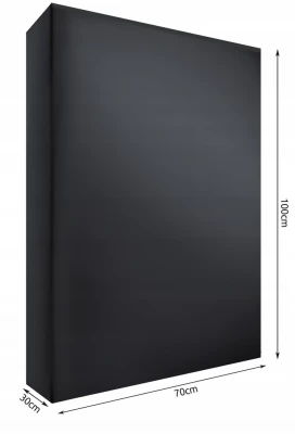ISO Krycí plachta na zahradní lehátka 70 x 30 x 100 cm 1 ks černá