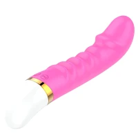 Sensual Vibrátor Silicone 19 cm svetlo ružová