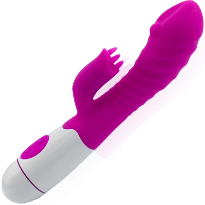 Sensual W36-7 Vibrátor, 30 režimov, 19 cm ružová