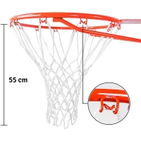 APT Basketbalová síťka bílá