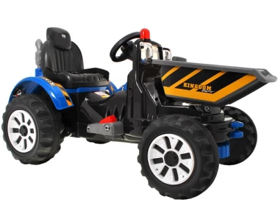 Joko Dětský elektrický traktor 2 x 45W 12V modrý