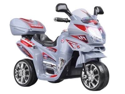 Joko PA0027 SR Elektrická motorka pro nejmenší stříbrná