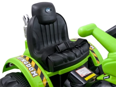 Joko PA0149 Zl Elektrický traktor s pohyblivou radlicí zelený