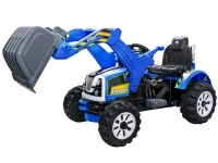 Joko PA0159 NI Elektrický traktor s pohyblivou radlicí modrý