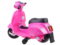 Joko PA0238 Dětský elektrický skútr Vespa růžový