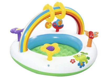 Bestway 52239 Dětský nafukovací bazének s duhou 91x56 cm