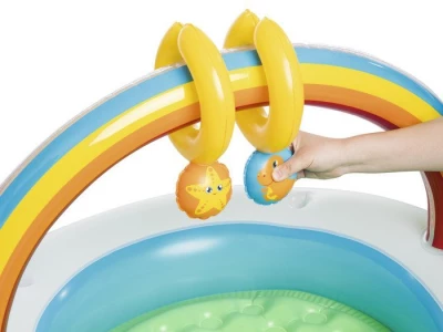 Bestway 52239 Dětský nafukovací bazének s duhou 91x56 cm