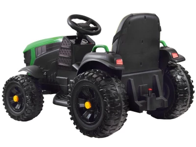 Joko PA0240 Detský elektrický traktor s vlečkou a lopatkou čierny