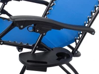 Verk 01428 Plážové ležadlo Zero Gravity + strecha modré