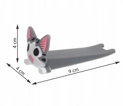 ISO Silikonová dveřní zarážka kočka
