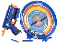 KIK Dětská pistole NERF + 8 nábojů a terč
