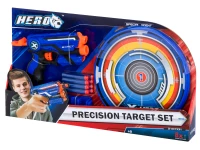 KIK Dětská pistole NERF + 8 nábojů a terč