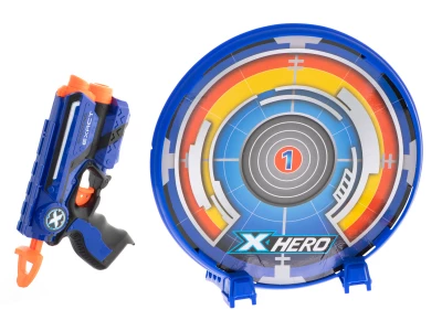 KIK Dětská pistole NERF + 8 nábojů a terč