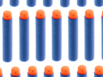 KIK Náhradní náboje do pistole Nerf 7 cm sada 200 ks
