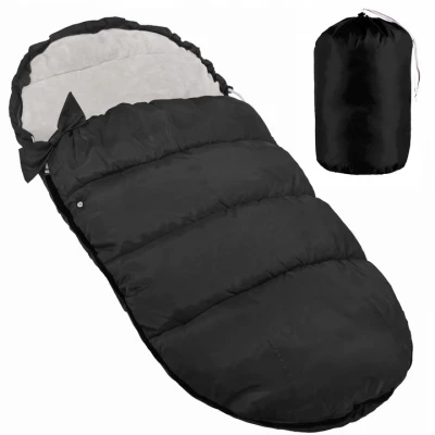 Springos  Zimní Fusak Luxury 4 v 1 - 90 cm černý