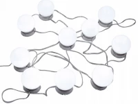 Verk 01599 Led světla na zrcadlo k toaletnímu stolku 10 ks