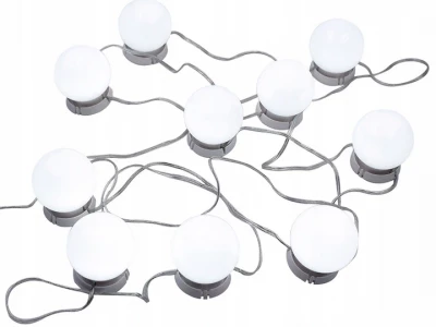 Verk 01599 Led světla na zrcadlo k toaletnímu stolku 10 ks