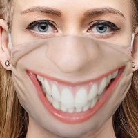 Ali Zábavná maska na obličej 3D potisk - sýr