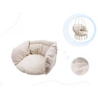 KIK KX7629 Závěsné křeslo s třásněmi a sedákem 80 cm 