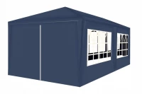 Malatec 12869 Záhradný párty stan 3 x 6 m + 6 bočných stien modrý