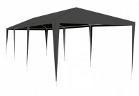 Malatec 12873 Záhradný párty stan 3 x 9 m + 8 bočných stien šedý