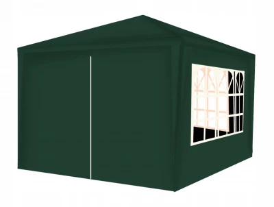 Malatec 12879 Záhradný párty stan 3 x 3 m + 4 bočné steny zelený