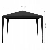 Malatec 12825 Náhradní střecha pro altán 3 x 3 m šedá