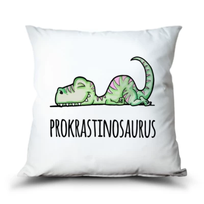 Ahome Polštář Prokrastinosaurus