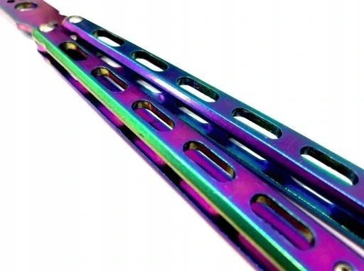 Azar Nůž Motýlek tréninkový neon