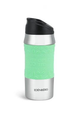 Edenberg Termo láhev 2v1 s cestovním víčkem 380 ml zelená