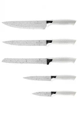 Edenberg EB-5103 Sada nožů v bloku 6 ks bílá